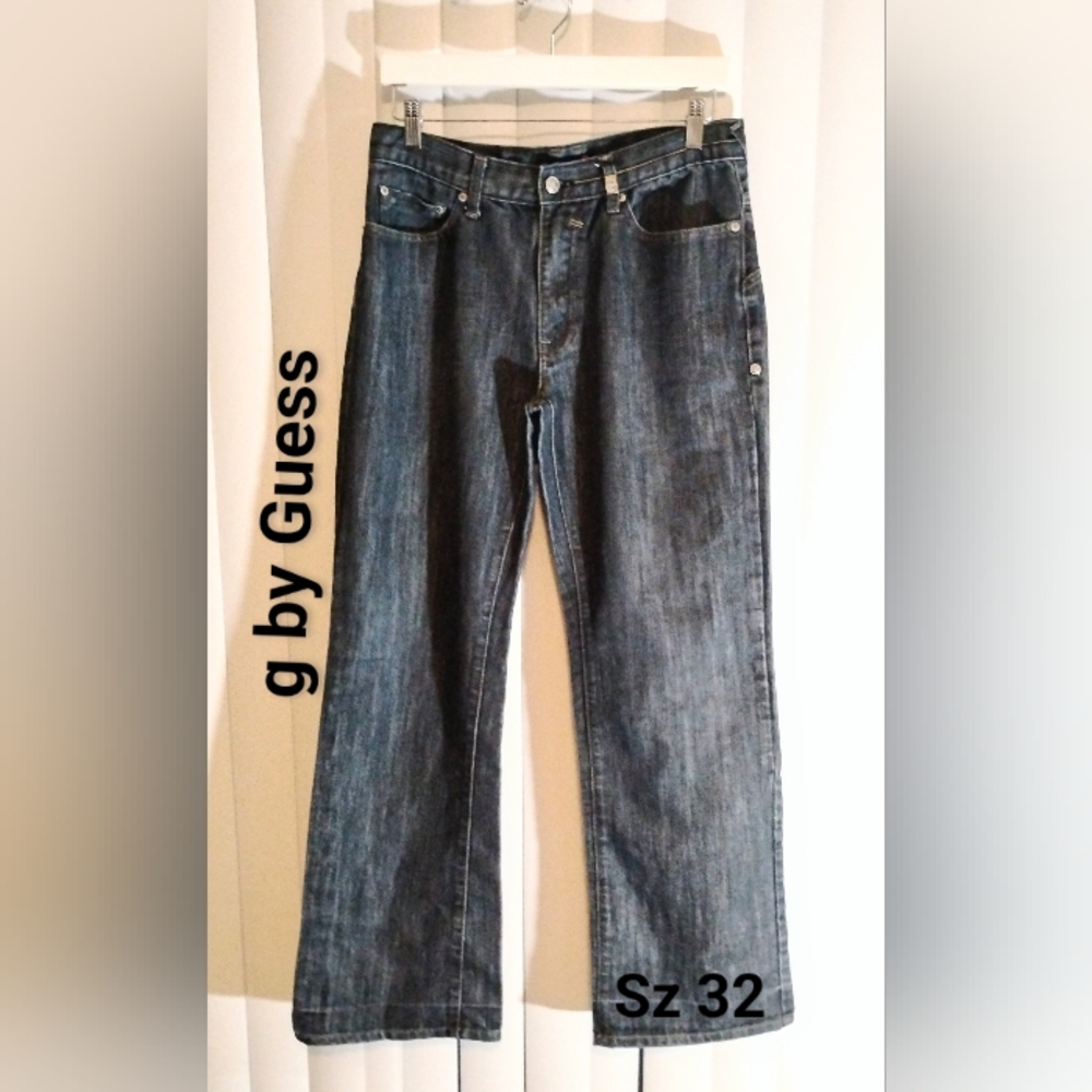 G by Guess Men's Dark Blue Bootcut Jeans